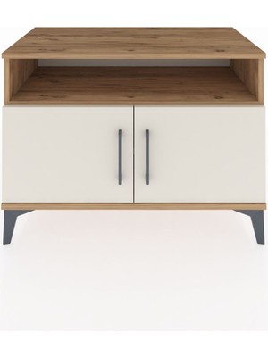 Hyperion Şifonyer 2 Raflı 2 Kapaklı 88X44X64 Çam-Aytaşı