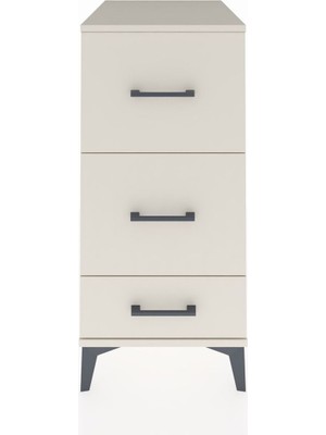 Kronos Komodin 3 Çekmeceli 44X59X96 Aytaşı-Aytaşı
