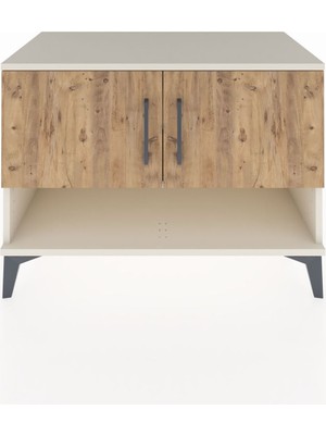 Hyperion Şifonyer 2 Raflı 2 Kapaklı 88X44X64 Aytaşı-Çam