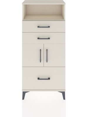 Hyperion Dolap 2 Raflı 3 Çekmeceli 2 Kapaklı 60X44X134 Aytaşı-Aytaşı