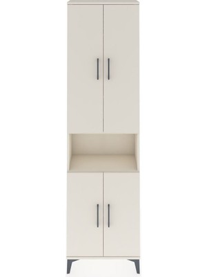 Arges Dolap 5 Raflı 4 Kapaklı 60X30X221 Aytaşı-Aytaşı