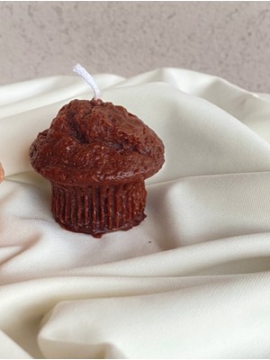 Muffin Tasarım Kek Mum 1 Adet