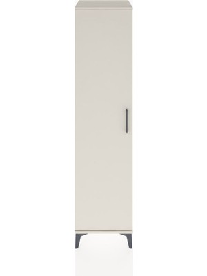 Hyperion Dolap 4 Raflı Tek Kapaklı 44X44X182 Aytaşı-Aytaşı