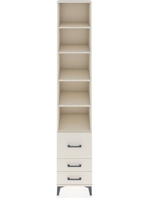 Hyperion Dolap 5 Raflı 3 Çekmeceli 44X44X243 Aytaşı-Aytaşı