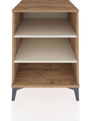 Kronos Komodin 2 Raflı 60X59X80 Çam-Aytaşı
