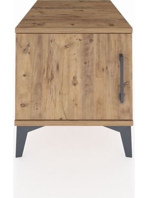 Kronos Komodin Tek Kapaklı 44X59X48 Çam-Çam