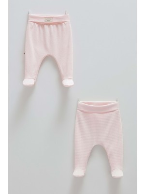 Soft Colour Patikli Ikili Pantolon - Caramell  - APU1594 - Pembe - 6 - 9 Ay - APU1594-PEMBE-6 - 9 Ay Pembe