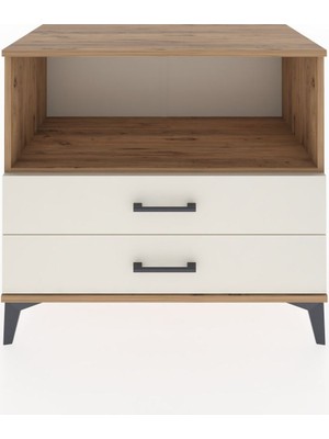 Hyperion Şifonyer Tek Raflı 2 Çekmeceli 88X44X80 Çam-Aytaşı