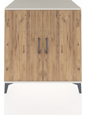 Kronos Şifonyer 2 Raflı 2 Kapaklı 88X59X96 Aytaşı-Çam
