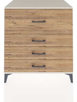 Kronos Şifonyer 4 Çekmeceli 88X59X96 Aytaşı-Çam