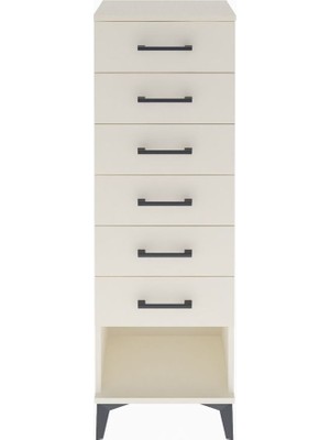 Arges Dolap 6 Çekmeceli 44X30X134 Aytaşı-Aytaşı