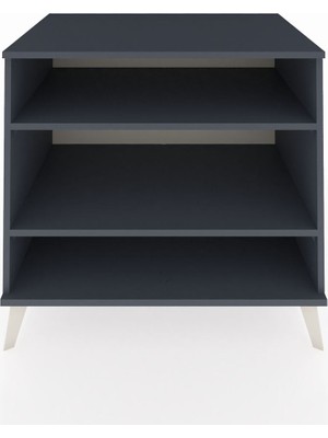 Kronos Şifonyer 2 Raflı 88X59X80 Antrasit-Antrasit