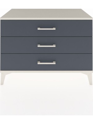 Hyperion Şifonyer 3 Çekmeceli 88X44X64 Aytaşı-Antrasit