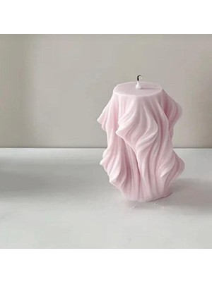 Dalga Şekilli Kokulu Mum