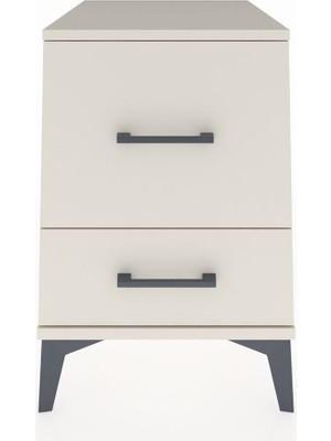 Kronos Komodin 2 Çekmeceli 44X59X64 Aytaşı-Aytaşı