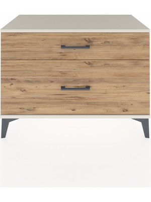 Hyperion Şifonyer 2 Çekmeceli 88X44X64 Aytaşı-Çam