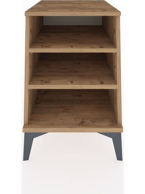 Kronos Komodin 2 Raflı 44X59X64 Çam-Çam