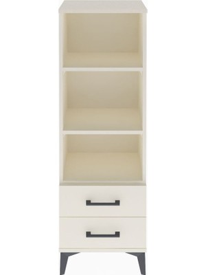 Arges Dolap 3 Raflı 2 Çekmeceli 44X30X134 Aytaşı-Aytaşı