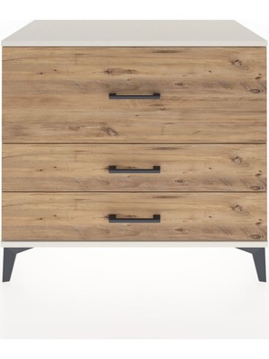 Hyperion Şifonyer 3 Çekmeceli 88X44X80 Aytaşı-Çam