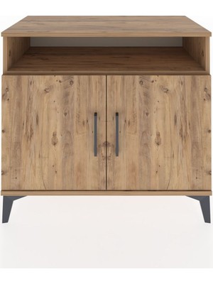 Hyperion Şifonyer Tek Raflı 2 Kapaklı 88X44X80 Çam-Çam