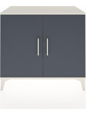 Hyperion Şifonyer 3 Raflı 2 Kapaklı 88X44X80 Aytaşı-Antrasit