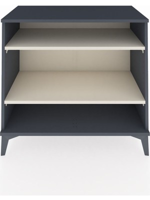 Hyperion Şifonyer 2 Raflı 88X44X80 Antrasit-Aytaşı