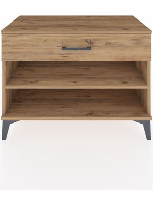 Hyperion Şifonyer Tek Raflı Tek Çekmeceli 88X44X64 Çam-Çam