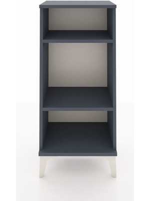 Arges Komodin 2 Raflı 44X30X96 Antrasit-Antrasit