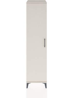 Hyperion Dolap 2 Raflı Tek Kapaklı Tek Askılı 44X44X182 Aytaşı-Aytaşı