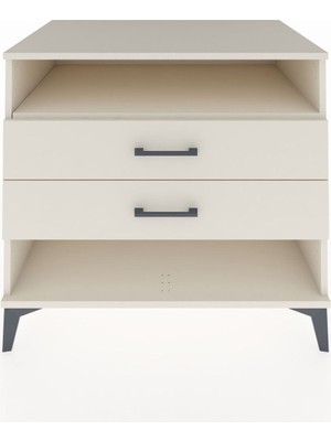 Kronos Şifonyer Tek Raflı 2 Çekmeceli 88X59X80 Aytaşı-Aytaşı