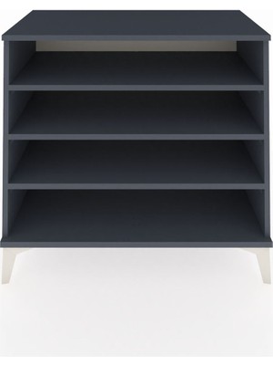 Hyperion Şifonyer 3 Raflı 88X44X80 Antrasit-Antrasit