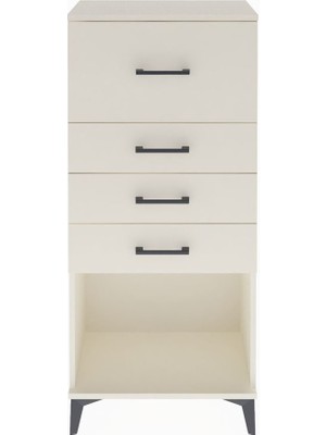 Arges Dolap 4 Çekmeceli 60X30X134 Aytaşı-Aytaşı