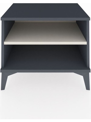 Hyperion Komodin Tek Raflı 60X44X48 Antrasit-Aytaşı