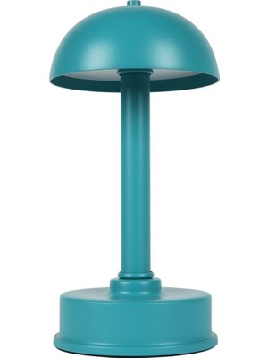 Şarjlı Uzay Temalı Masa Lambası, Turkuaz Renk, Dekoratif ve Şık Tasarım
