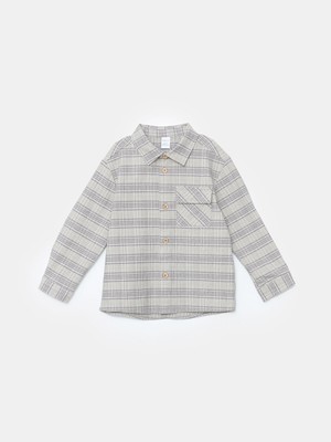 Lc Waikiki Yeni Sezon Uzun Kollu Çizgili Erkek Bebek Gömlek