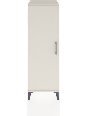 Hyperion Dolap Tek Kapaklı Tek Askılı 44X44X134 Aytaşı-Aytaşı