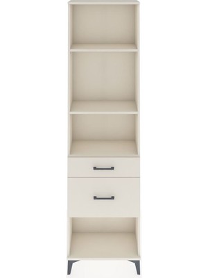Arges Dolap 3 Raflı 2 Çekmeceli 60X30X221 Aytaşı-Aytaşı