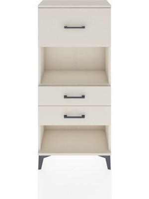 Hyperion Dolap Tek Raflı 3 Çekmeceli 60X44X134 Aytaşı-Aytaşı