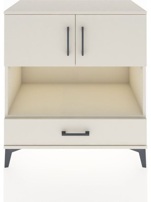 Hyperion Şifonyer 2 Raflı Tek Çekmeceli 2 Kapaklı 88X44X96 Aytaşı-Aytaşı