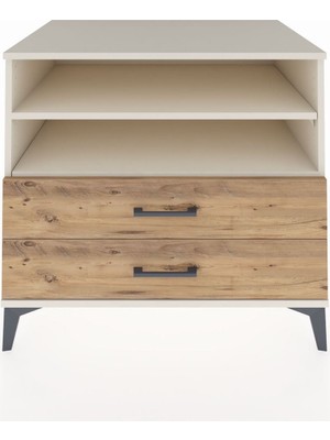 Kronos Şifonyer 2 Raflı 2 Çekmeceli 88X59X80 Aytaşı-Çam