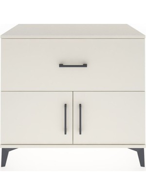 Hyperion Şifonyer Tek Çekmeceli 2 Kapaklı 88X44X80 Aytaşı-Aytaşı