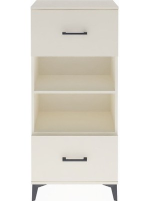 Arges Dolap 2 Raflı 2 Çekmeceli 60X30X134 Aytaşı-Aytaşı