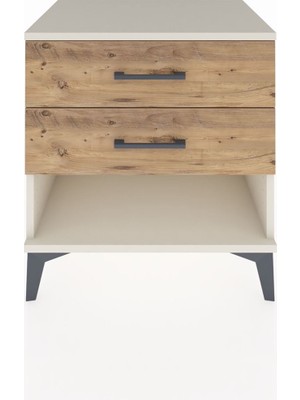 Hyperion Komodin 2 Çekmeceli 60X44X64 Aytaşı-Çam