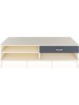 Kronos Tv Ünitesi Tek Raflı Tek Çekmeceli  176X59X51 Aytaşı-Aytaşı/antrasit