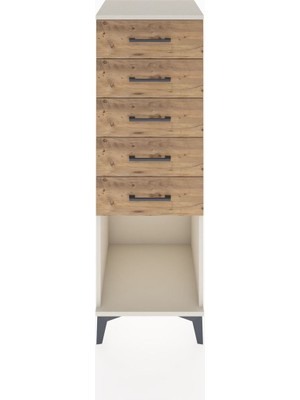 Hyperion Dolap 5 Çekmeceli 44X44X134 Aytaşı-Çam