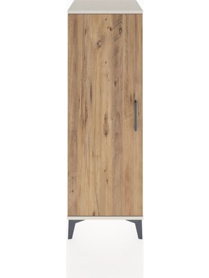 Hyperion Dolap Tek Raflı Tek Kapaklı Tek Askılı 44X44X134 Aytaşı-Çam