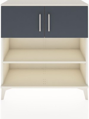 Arges Şifonyer 3 Raflı 2 Kapaklı 88X30X96 Aytaşı-Antrasit