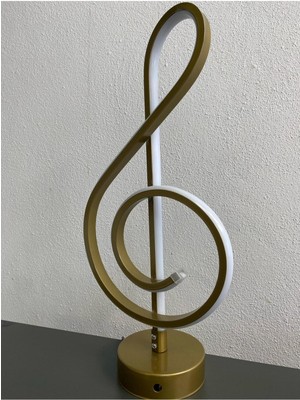 Şık Masa Lambası, Üç Renk, Siyah Kasa, LED Işık, Modern ve Şık Tasarım