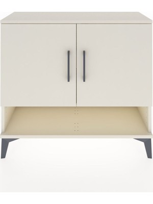 Arges Şifonyer 2 Raflı 2 Kapaklı 88X30X80 Aytaşı-Aytaşı