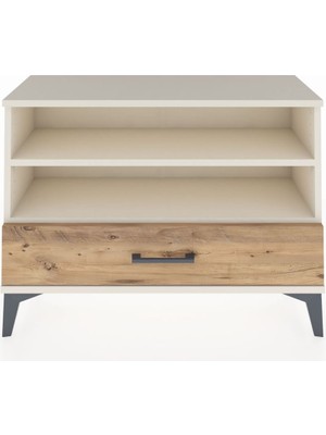 Arges Şifonyer 2 Raflı Tek Çekmeceli 88X30X64 Aytaşı-Çam